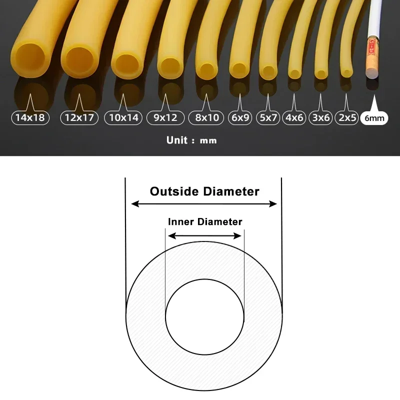 1~10m Nature Latex Rubber Hose - Speargun Rubber Band review and price