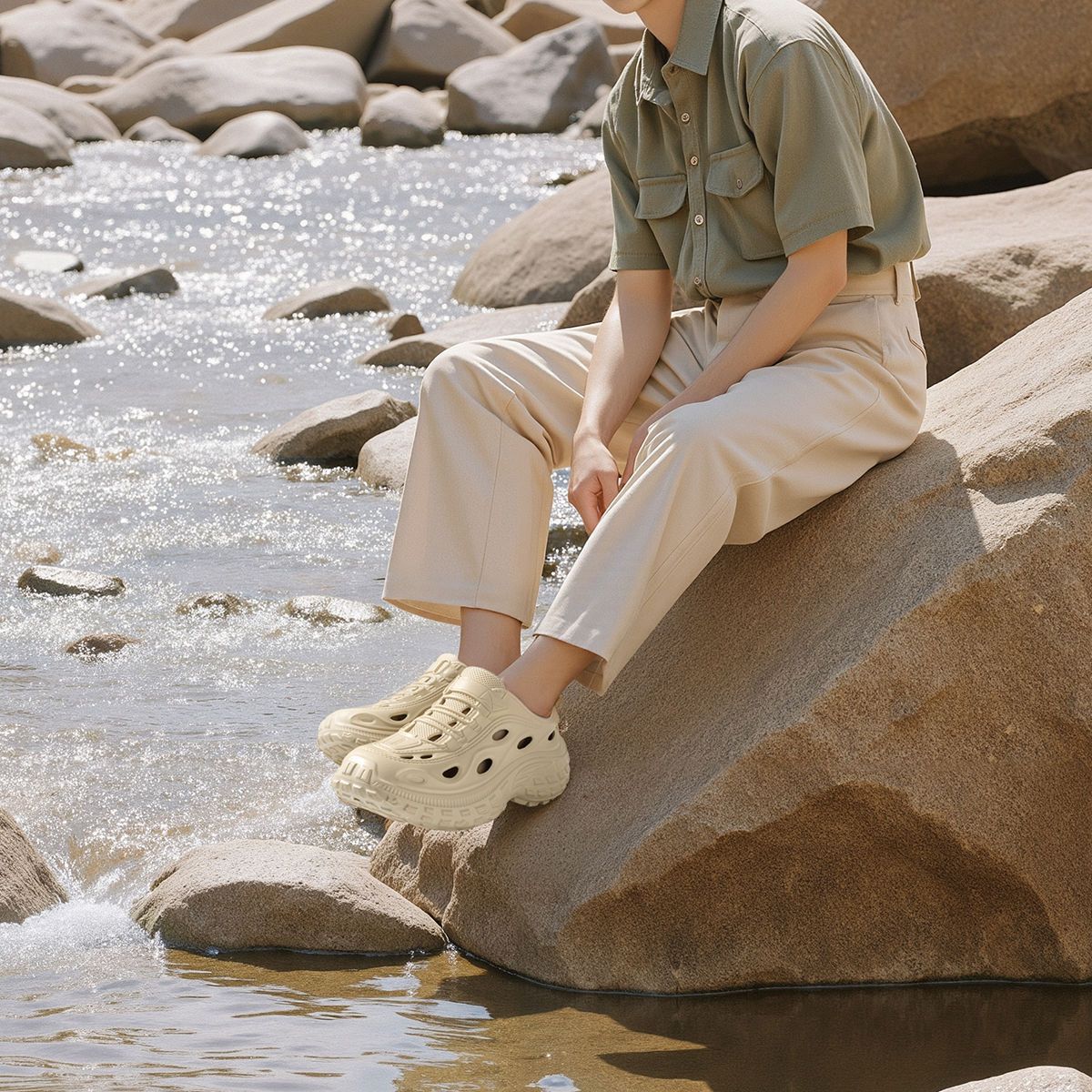 Men's Summer Clogs for Outdoor - Aquatic Sports Shoes review and price