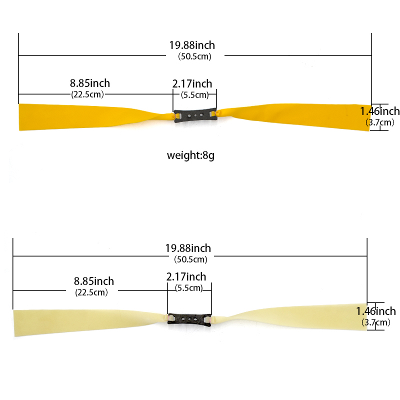 3pcs 3.7cm Large Slingshot Hun - Speargun Rubber Band review and price